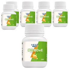 TAIYEN 台塩生技 維他命D + E複方膠囊 30顆/瓶, 12.87g, 6瓶