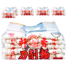 軒香 刀削麵, 900g, 口感Q彈有嚼勁, 6包