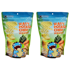KAARO 波浪洋芋厚片, 岩烤海苔味, 130g, 2包