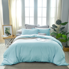 A-nice 雅妮詩 60s 天絲緹花被套 雙人, 青藍色