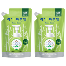LION 獅王 趣淨 洗手慕斯補充包 清新森林香, 450ml, 2包