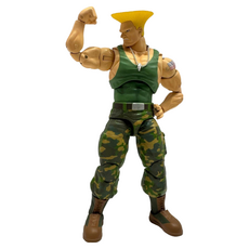 Jada 佳達 快打旋風 蓋爾 可動公仔 6吋 經典街頭霸王角色, 1個