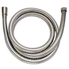 LEADER 麗達 可旋不打結 蓮蓬頭軟管, 2.4m, 不鏽鋼原色