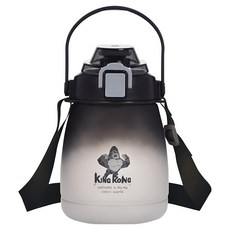 KU.KU Duckbill 酷咕鴨 彈蓋提把胖胖水壺, 夜黑色, 1.2L, 1個