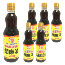譽方媽媽 純黑芝麻胡麻油 370ml, 6瓶