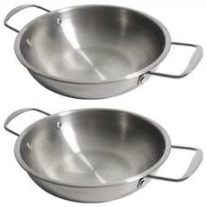 MIKA HOUSE 橘之屋 韓式小火鍋 18cm 2個 雙耳設計 方便取, 1組