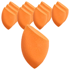 gloss&glow 斜角3D立體美妝蛋, 12個, 橘色