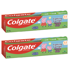 Colgate 高露潔 兒童牙膏 健齒薄荷凝露, 80g, 2條