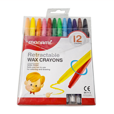 Monami RWC 153 旋轉蠟筆套裝, 12色, 1組