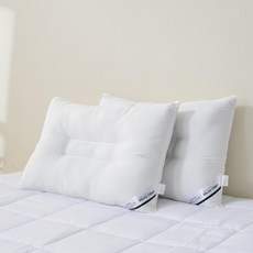 monshare 微纖維拉鍊式頸椎枕芯, 2個, 白色