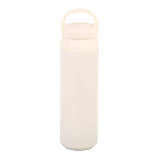 日式304不鏽鋼真空保溫杯, 經典白, 500ml, 1個