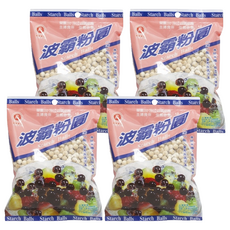 義峰食品 波霸粉圓 - 台灣製造, 250g, 4包, 1包