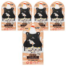 Catfeet 羊奶機能肉泥, 60g, 雞肉 + 乳酸菌 + 化毛, 5袋