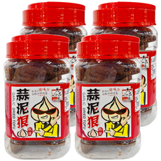 久品香 蒜泥狠豆乾 微辣, 350g, 4罐