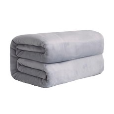 法蘭絨優質寵物毛毯, 灰色, 1件