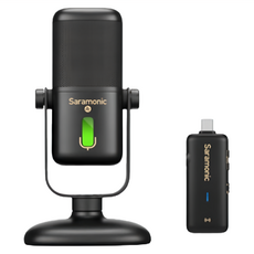 Saramonic 楓笛 有線/無線直播麥克風 SR-MV2000W, 直播錄音適用, 1個