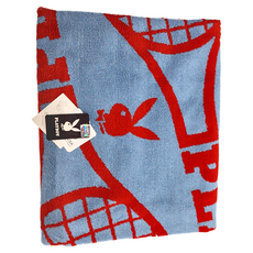 PLAYBOY 運動毛巾 60*110CM 365G 100%棉, 藍色, 1條