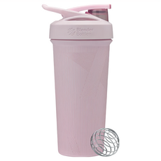 Blender Bottle Sleek SS 按壓式不銹鋼搖搖杯, 粉紅棱鏡, 740ml, 1個