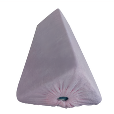 感恩使者 三角形靠墊 附清洗套 透氣吸汗 輕鬆換洗, 粉紅色