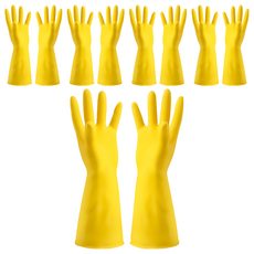 小麥購物 牛津乳膠手套 G774 67g, 單一顏色, 大(L), 5雙