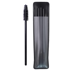 eliSix 日常眉睫兩用螺旋刷 Set 50, 黑色, 1組