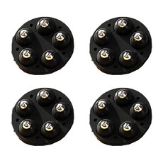 小麥購物 粘貼式萬向輪滑輪 L428 黑色, 4個