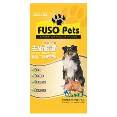 福壽實業 FUSO Pets 全犬用 主廚嚴選 狗飼料, 雞肉, 15kg, 1袋