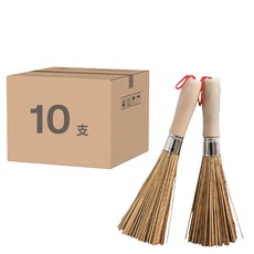 竹刷 25 x 7 x 7cm 110g, 木色, 10支