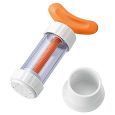 SHIMOMURA 下村 Fru-Veggie 壓蒜器 日本製, 橘色, 1個