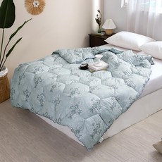 JINDACHI 金大器 宮廷水立方羽絲絨發熱被, TIFFANY綠