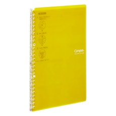 KOKUYO 國譽 Campus 26孔薄活頁夾 B5, 檸檬黃, 1個