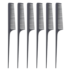 gloss&glow 日常尖尾梳, 灰色, 6支