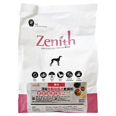 Zenith 鮮力士 頂級無穀雞肉幼母犬軟飼料, 1.2kg, 維持活力，毛髮亮麗，關節健力，腸胃保健，含珍貴β-葡聚醣, 雞肉, 1袋