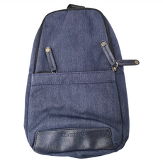 B.C. ISHUTAL 日常防潑水側背包 海軍藍