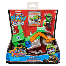 PAW PATROL 汪汪隊立大功 機動隊特技機車迴力車 灰灰 + 機動回收機車, 18.5cm, 1盒