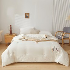 SC嚴選 110%純棉 A類母嬰級新疆棉花被 春秋被 雲朵白, 230 x 200cm