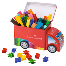 FABER-CASTELL 輝柏 造型連接筆禮盒 卡車, 33色, 1盒