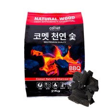 comet 烤肉用木炭, 2kg, 1包
