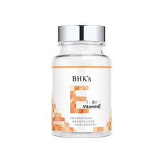 BHK's 維他命E 軟膠囊, 延緩衰老, 增進皮膚健康, 60顆, 1罐