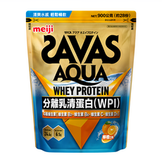 meiji 明治 SAVAS AQUA 全分離乳清蛋白粉 柳橙口味, 900g, 1包