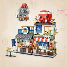 LoZ 積木 章魚燒店 LoZ-1218, 1盒