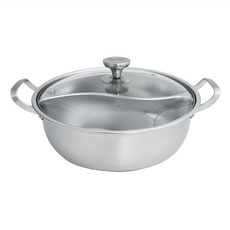 Maluta 瑪露塔 316不銹鋼鴛鴦火鍋, 33cm, 單色, 1個