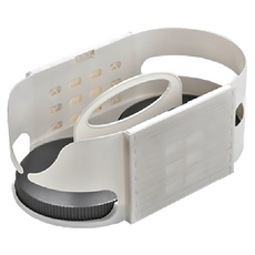 橢圓旋轉收納架, ABS材質, 單個出售, 白色