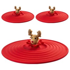 Bone 蹦克 水杯蓋 3個, 麋鹿, 1組