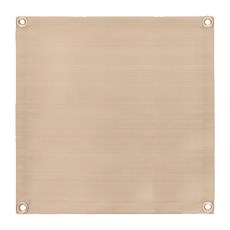 嘉鴻牌 玻璃纖維防火布 大(100 x 100cm) 露營墊 防火地墊, 卡其色, 1層, 1片