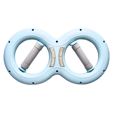 LEADER X Mellow Morandi 8字腕力訓練器 藍色 ABS材質, 1個, 41 x 22cm