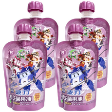 ROBOCAR POLI 波力 益生菌果凍 葡萄, 100g, 4個