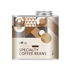 COFeeL 凱飛 鮮烘豆衣索比亞耶加雪菲G1淺中焙極品阿拉比卡咖啡豆氣閥式 半磅 MO0093, 227g, 1罐