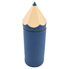 IQ COLOUR 矽膠萬用鉛筆盒 防塵防水 一擦即淨, 莫蘭迪藍色, 1個