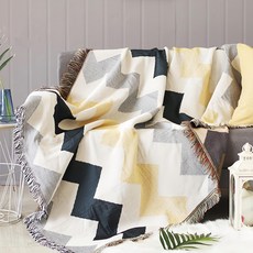 好物良品 大波浪 雙面針織沙發毯蓋毯露營毯